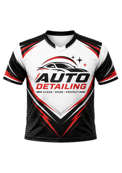Custom Auto Detailing company sublimation jersey