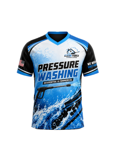 Custom pressure washing sublimation jersey